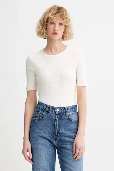 Calvin Klein basic tričko dámské bavlněné s elastanem