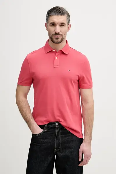 Tommy Hilfiger polo pánské bavlněné s elastanem