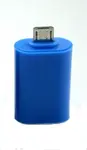 Adaptér microUSB/USB (OTG), modrá
