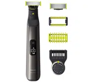 Holicí strojek na vousy a tělo Philips OneBlade Pro QP6551/15  - šedý + dárek zdarma