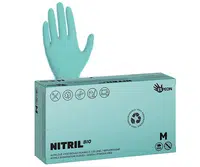 Ekologické nitrilové rukavice Espeon Nitril Bio - 100 ks, zelené, velikost M (100096) + dárek zdarma