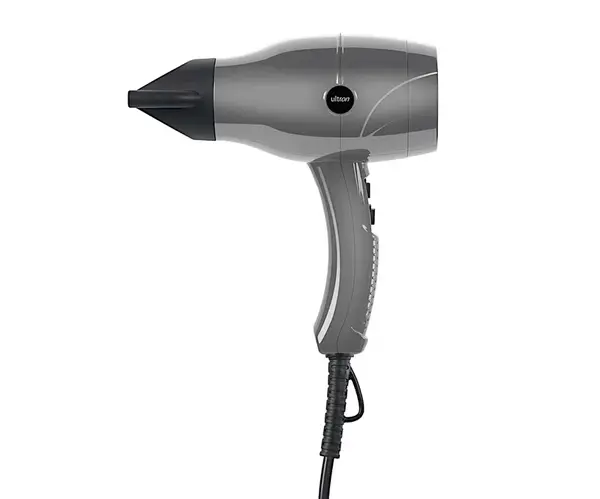 Profesionální fén na vlasy Ultron Vayu - 1800-2000 W, stříbrný + dárek zdarma