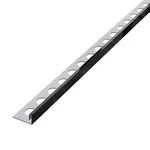 Rohový profil JS 12,5 mm x 270 cm čierny lesk