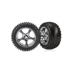 Traxxas kolo 2.2", disk Tracer stříbrný, pneu Alias (2)