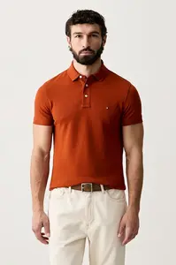 Tommy Hilfiger polo tričko bavlnené s elastanom