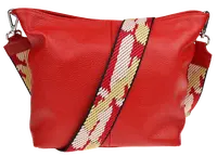 NovaKabelka.cz Prisca Rossa Chiaro s přídavným popruhem V