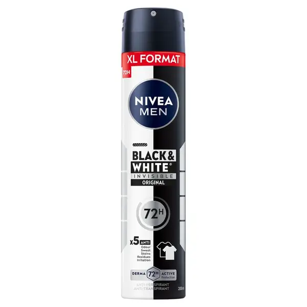 Nivea Antiperspirant pro muže Black & White Original 200 ml