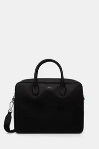 BOSS taška na notebook pánska kožená Northon_Doc. Case