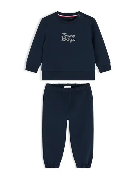 TOMMY HILFIGER Joggingová súprava  námornícka modrá / biela