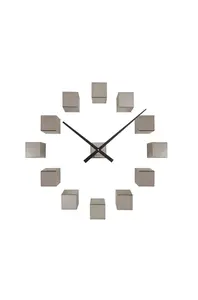 Karlsson Nástěnné hodiny Karlsson DIY Cubic Metallic