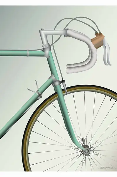 Vissevasse Plakát Vissevasse Racing Bicycle 30x40 cm