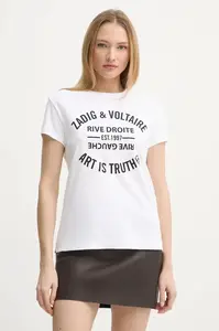 Zadig&Voltaire Bavlněné tričko ZADIG&VOLTAIRE
