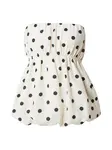 TOPSHOP Top 'LINA'  čierna / biela
