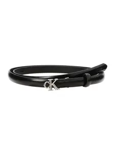 Calvin Klein Opasky  čierna / strieborná