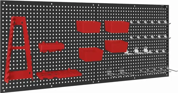 KRAFT&DELE Kovová nástěnka na nářadí 112 × 45 cm KD11897