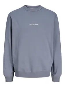 Jack & Jones Junior Mikina  modrosivá / biela