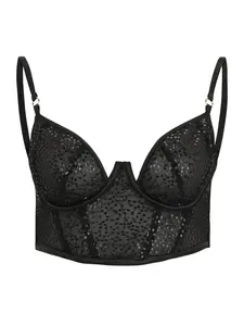 Hunkemöller Podprsenka 'ELLE'  čierna