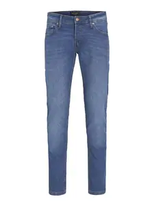 JACK & JONES Džínsy 'Glenn'  modrá denim