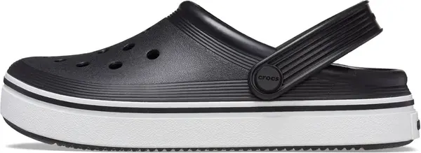 Crocs Otvorená obuv 'Off Court'  čierna / biela