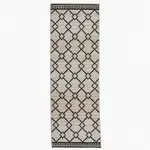 Flair Rugs TKANÝ KOBEREC, 80/230 cm černá