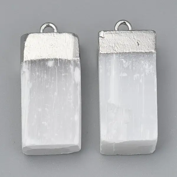 Natural Selenite Pendant