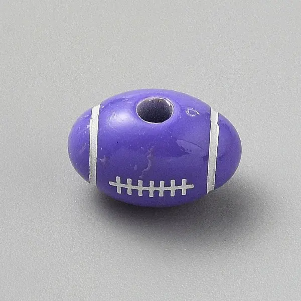 Opaque Acrylic European Beads