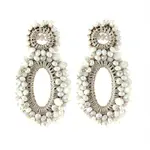 Rhinestone Braided Ear Studs for Women