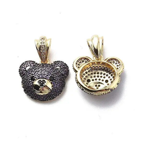 Brass Cubic Zirconia Pendants