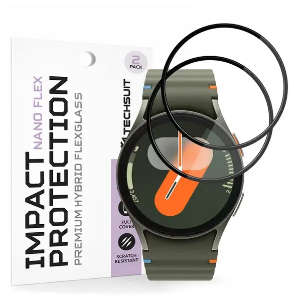Techsuit Nano Flex, Samsung Galaxy Watch7 40mm, 2 kusy, černé