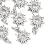 SHEGRACE Brass Clear Cubic Zirconia Charms