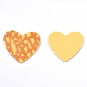 Opaque Printed Acrylic Cabochons