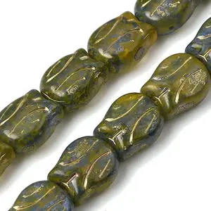 Painted Glass Beads Strands