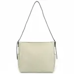 Dámská kožená kabelka na rameno krémová - Katana Argiris