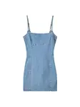 Bershka Šaty  modrá denim