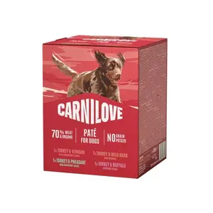 Carnilove Dog Pouch Paté Multipack 4x300g | P59464