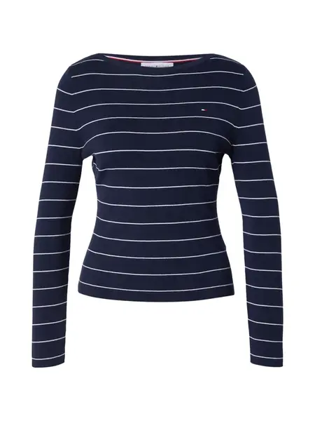 TOMMY HILFIGER Sveter  námornícka modrá / biela