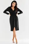Awama Woman's Dress A548 Black
