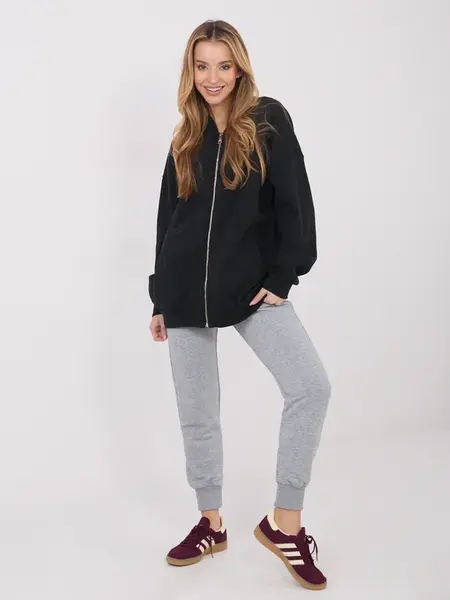 Černá oversize mikina