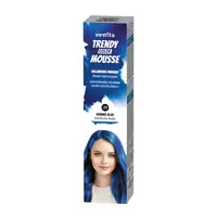 Barevné pěnové tužidlo Venita Trendy Color Mousse Cosmic Blue - 75 ml, vesmírná modrá (39CB)