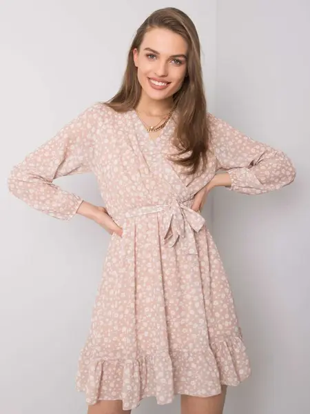 Dress-TW-SK-BI-26329.20-beige