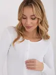 Bílá halenka s dlouhým rukávem