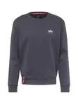 ALPHA INDUSTRIES Mikina  tmavosivá / prírodná biela