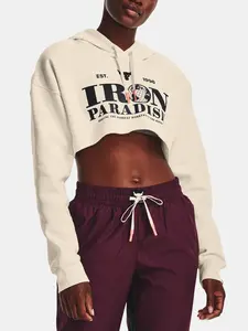 Bílá dámská mikina Under Armour Crop