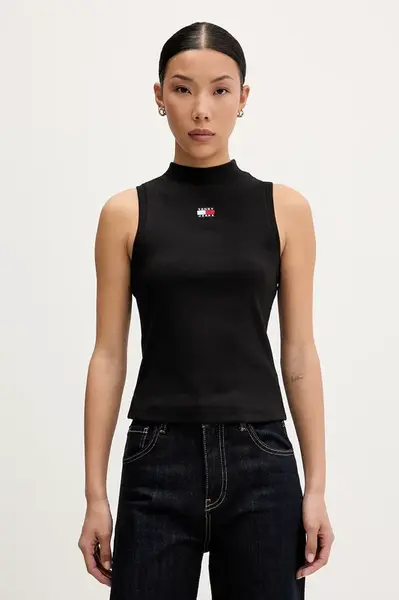 Tommy Jeans top dámský bavlněný s elastanem