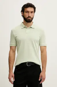 BOSS Orange polo pánské bavlněné s elastanem Passenger
