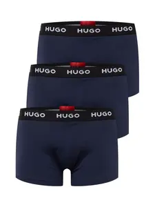 HUGO Boxerky  námornícka modrá / čierna / biela