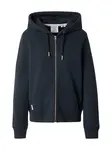 Superdry & Co Tepláková bunda 'ESSENTIAL'  námornícka modrá
