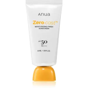 Anua Zero-Cast Moisturizing Finish Sunscreen hydratační ochranný krém SPF 50 50 ml