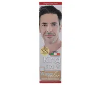 Permanentní barva pro muže na vlasy a vousy Kléral King Italy Water Color - šedá (KIG04) + dárek zdarma