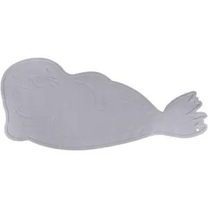 Silikonová protiskluzová podložka do vany, Dove Grey